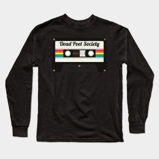 Dead Poet Society / Cassette Tape Style Long Sleeve T-Shirt